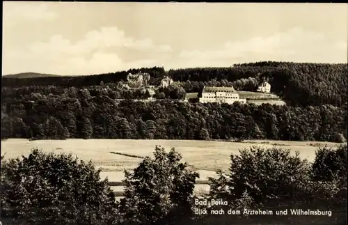 Ak Bad Berka in Thüringen, Ärzteheim und Wilhelmsburg