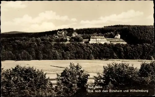 Ak Bad Berka in Thüringen, Ärzteheim und Wilhelmsburg