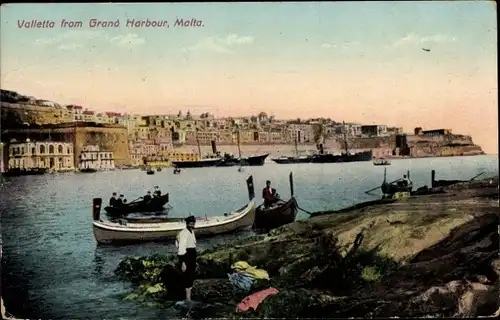 Ak Valletta Malta, Hafen