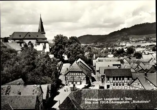 Ak Lengenfeld unterm Stein Eichsfeld Thüringen, FDGB Erholungsheim Bischofstein