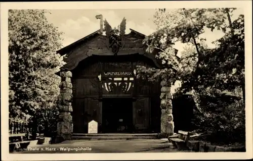 Ak Thale im Harz, Walpurgishalle