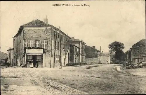 Ak Gondreville Meurthe et Moselle, Straßenpartie
