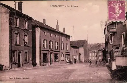 Ak Homécourt Meurthe et Moselle, Rue Pasteur