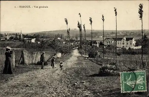 Ak Haroue Meurthe et Moselle, Gesamtansicht