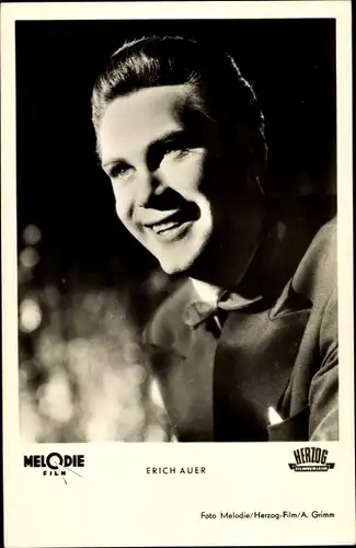 Ak Schauspieler Erich Auer, Film An jedem Finger zehn, Portrait