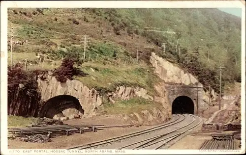 Ak North Adams Massachusetts USA, Ostportal, Hoosac Tunnel