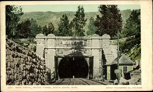 Ak North Adams Massachusetts USA, Ostportal, Hoosac Tunnel