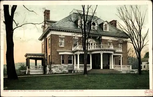 Ak Williamstown Massachusetts USA, Williams College, Alpha Delta Phi Fraternity House