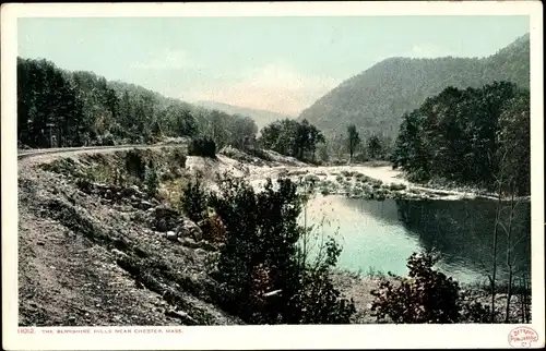 Ak Massachusetts USA, Berkshire Hills in der Nähe von Chester