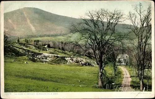 Ak Massachusetts USA, Berkshire Hills, Road to Greylock