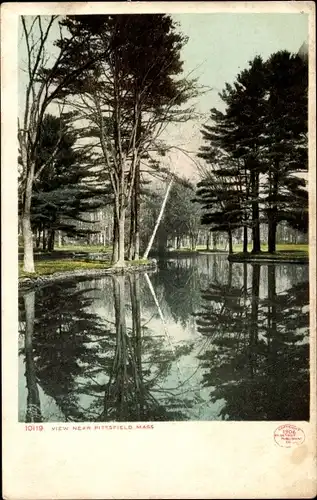 Ak Pittsfield Massachusetts USA, Seeblick