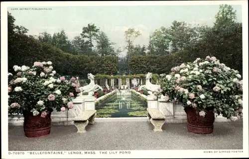 Ak Lenox Massachusetts USA, Bellefonatine, The Lily Pond