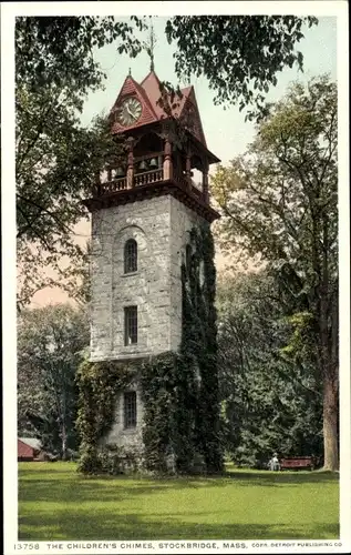 Ak Stockbridge Massachusetts USA, Das Glockenspiel der Kinder