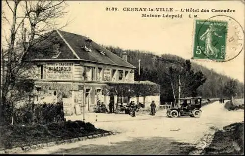 Ak Cernay la Ville Yvelines, Hotel des Cascades