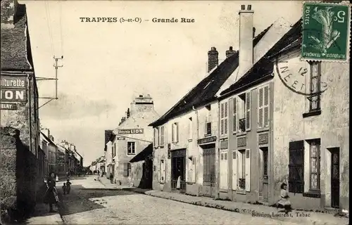 Ak Trappes Yvelines, Grande Rue