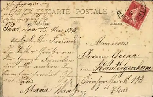 Ak Gargan Seine Saint Denis, Avenue Victor Hugo, Boulevard d'Aulnay