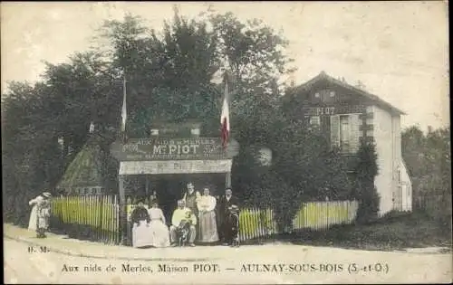 Ak Aulnay sous Bois Seine Saint Denis, An den Nestern der Amseln