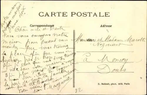 Ak Malakoff Hauts de Seine, Route de Montrouge, Restaurant