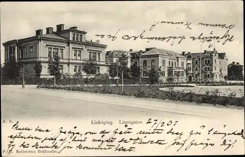 Ak Linköping Schweden, Linnegatan