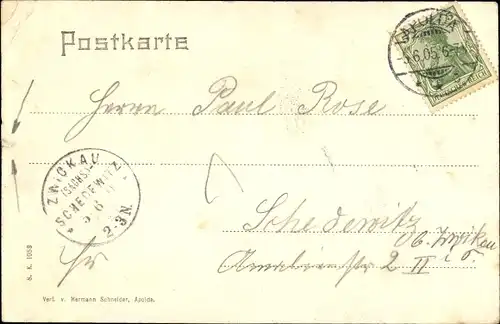Ak Apolda in Thüringen, Verband Deutscher Handlungsgehülfen, Stadtansichten