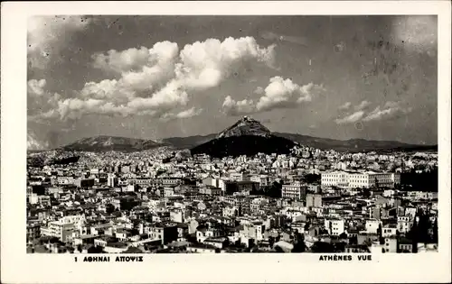 Ak Athen Griechenland, Gesamtansicht