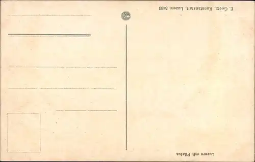 Ak Luzern Stadt Schweiz, Hafen, Ruderboote, Pilatus