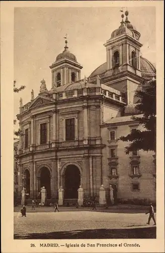 Ak Madrid, Kirche San Francisco el Grande