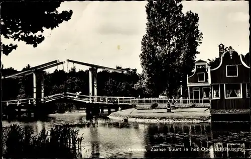 Ak Arnhem Gelderland Niederlande, Zaanse buurt in het Openluchtmuseum