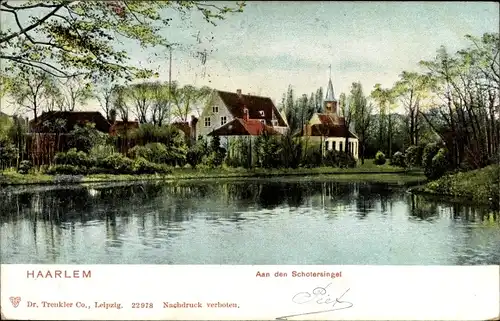 Ak Haarlem Nordholland Niederlande, Schotersingel