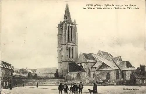 Ak Creil-Oise, Kirche