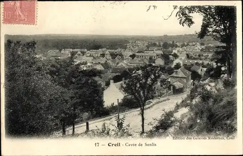 Ak Creil-Oise, Höhle von Senlis
