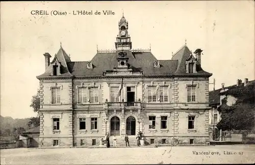 Ak Creil-Oise, Rathaus