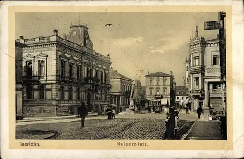 Ak Iserlohn im Märkischen Kreis, Kaiserplatz