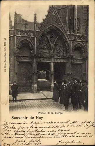 Ak Huy Wallonie Lüttich, Portal der Jungfrau