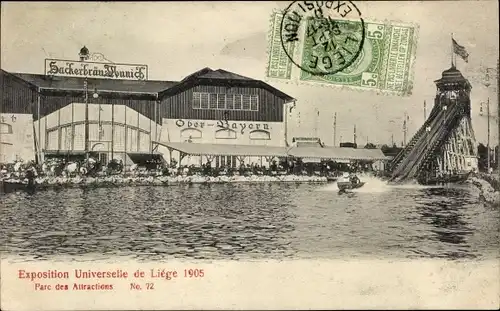 Ak Lüttich Lüttich Wallonien, Weltausstellung 1905, Vergnügungspark