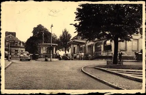 Ak Bon Secours Bonsecours Péruwelz Hennegau, Die Grenze