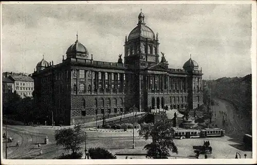 Ak Praha Prag, Nationalmuseum