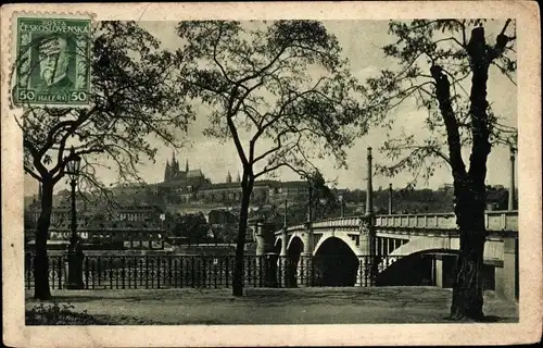 Ak Praha Prag, Brücke