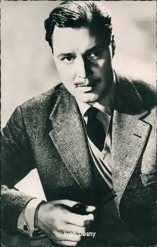 Ak Schauspieler Ivan Desny, Portrait, Männer, Frauen und Gefahren