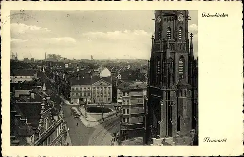 Ak Gelsenkirchen im Ruhrgebiet, Neumarkt