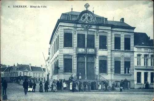 Ak Lokeren Ostflandern, Rathaus