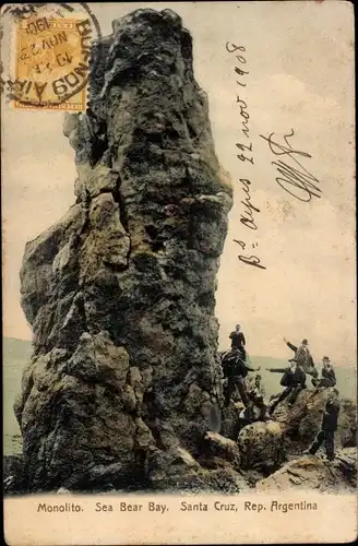 Ak Santa Cruz Argentinien, Monolito, Sea Bear Bay