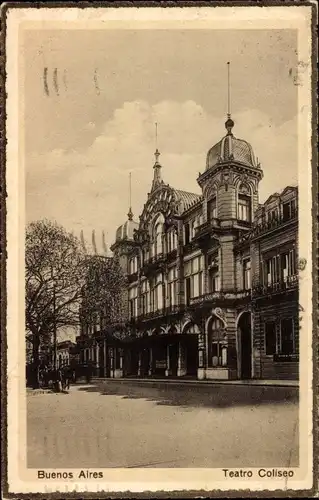 Ak Buenos Aires, Argentinien, Coliseum Theatre