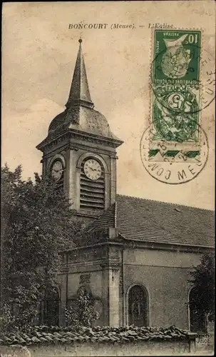 Ak Boncourt sur Meuse Maas, Kirche