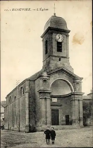 Ak Ecoviez Meuse, Kirche