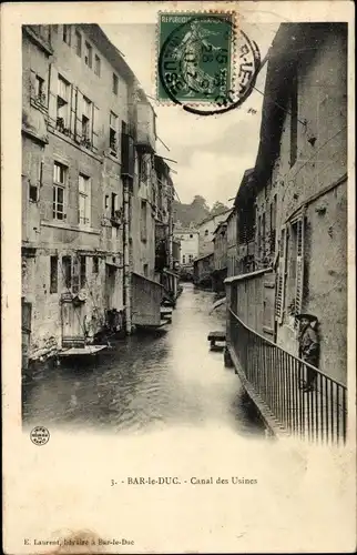 Ak Bar le Duc Meuse, Fabrikkanal