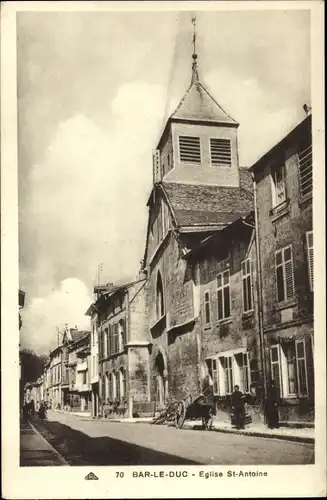 Ak Bar le Duc Meuse, St-Antoine-Kirche