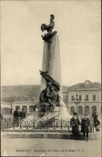 Ak Bar le Duc Meuse, Denkmal für die Kinder der Maas