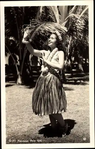 Ein hawaiianisches Hula-Mädchen