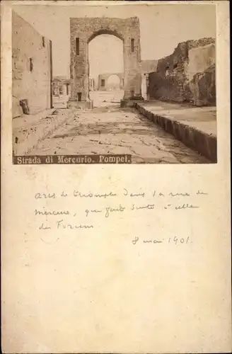 Ak Pompei Campania, Strada di Mercurio
